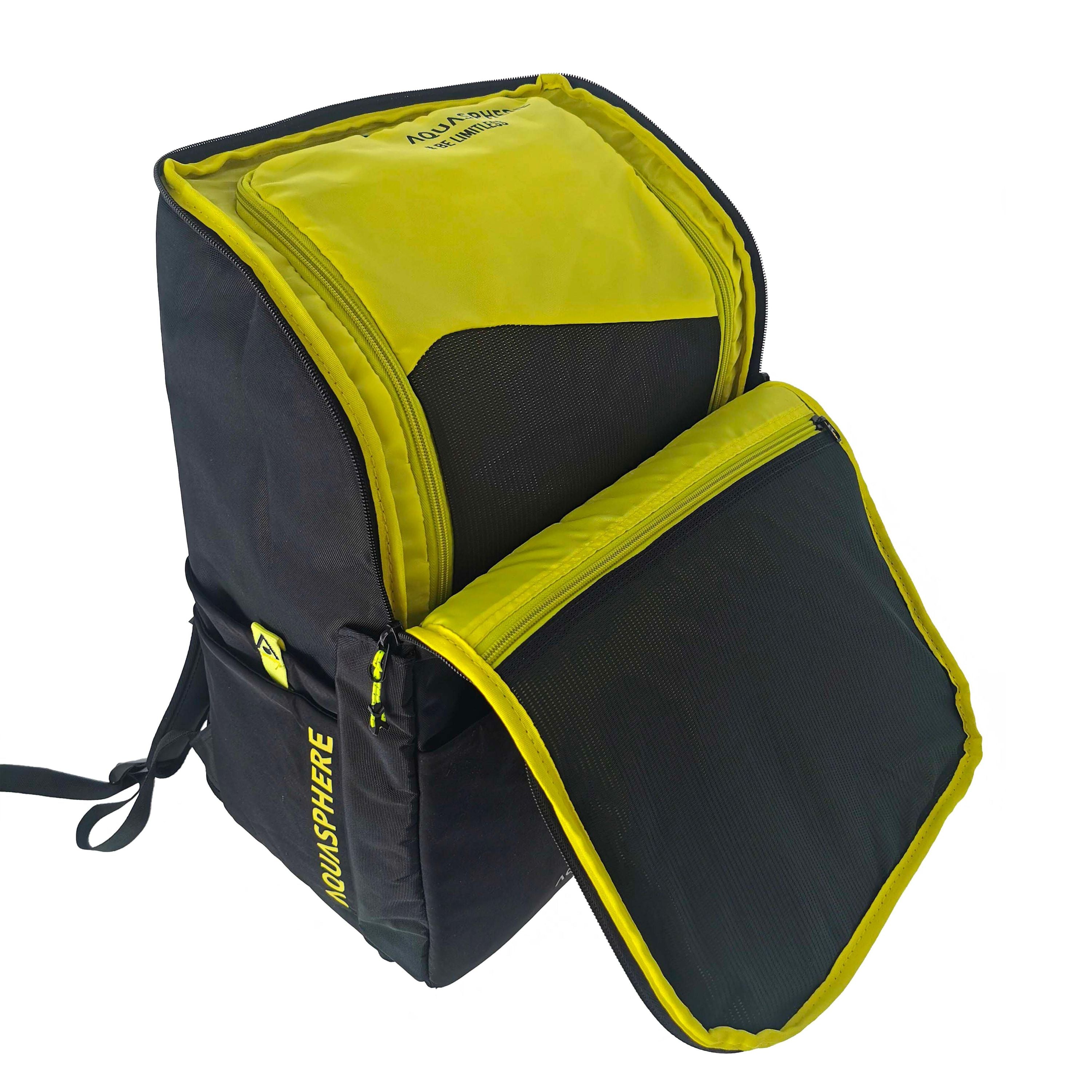 Transition Rucksack 35l - BLACK BRIGHT YELLOW - Schwarz