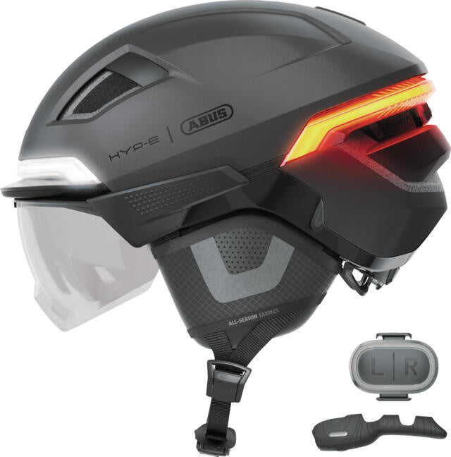 Fahrradhelm HYP-E BL.ACE - --grau - Schwarz