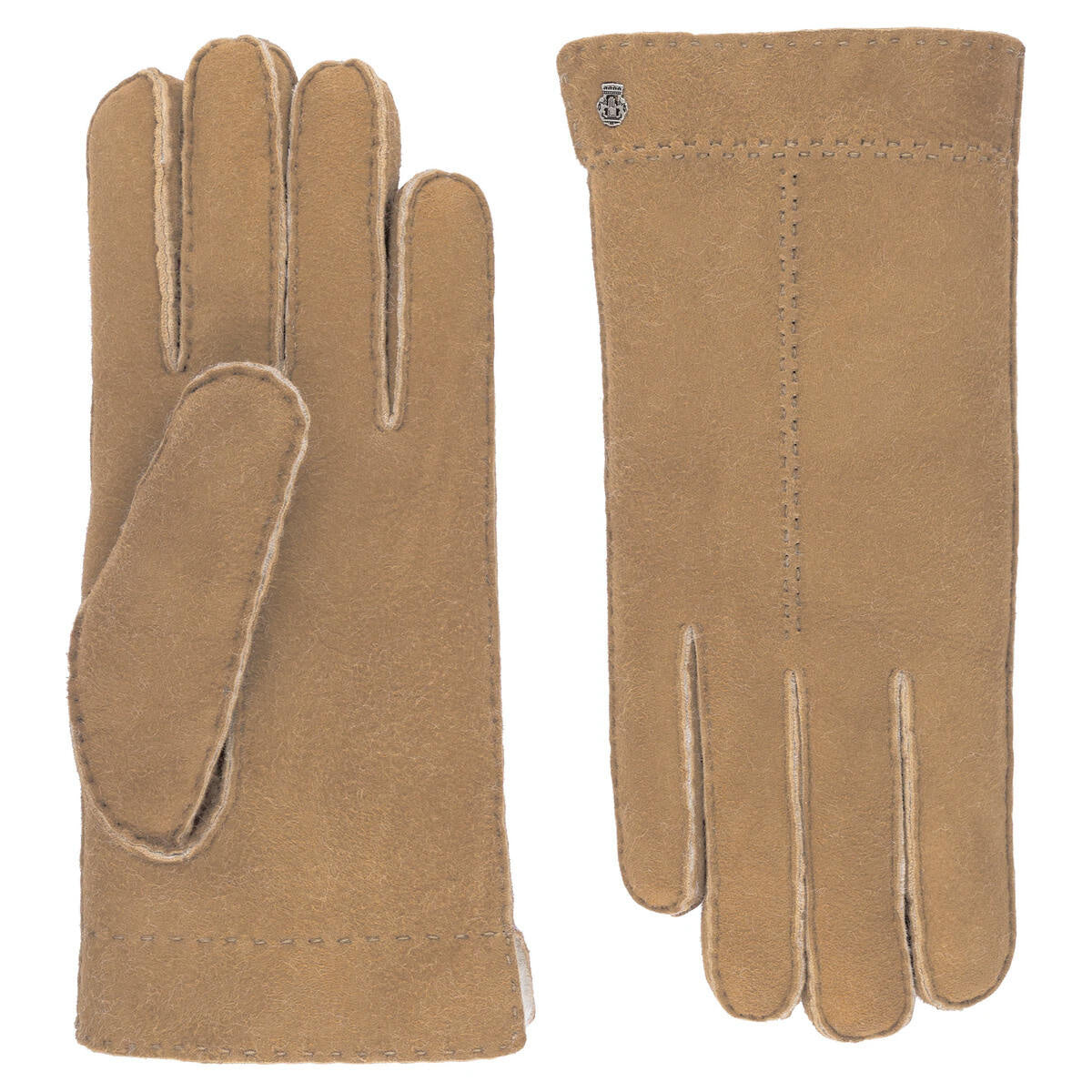 Lederhandschuh aus Lammfell - 1540-cashmere - Beige