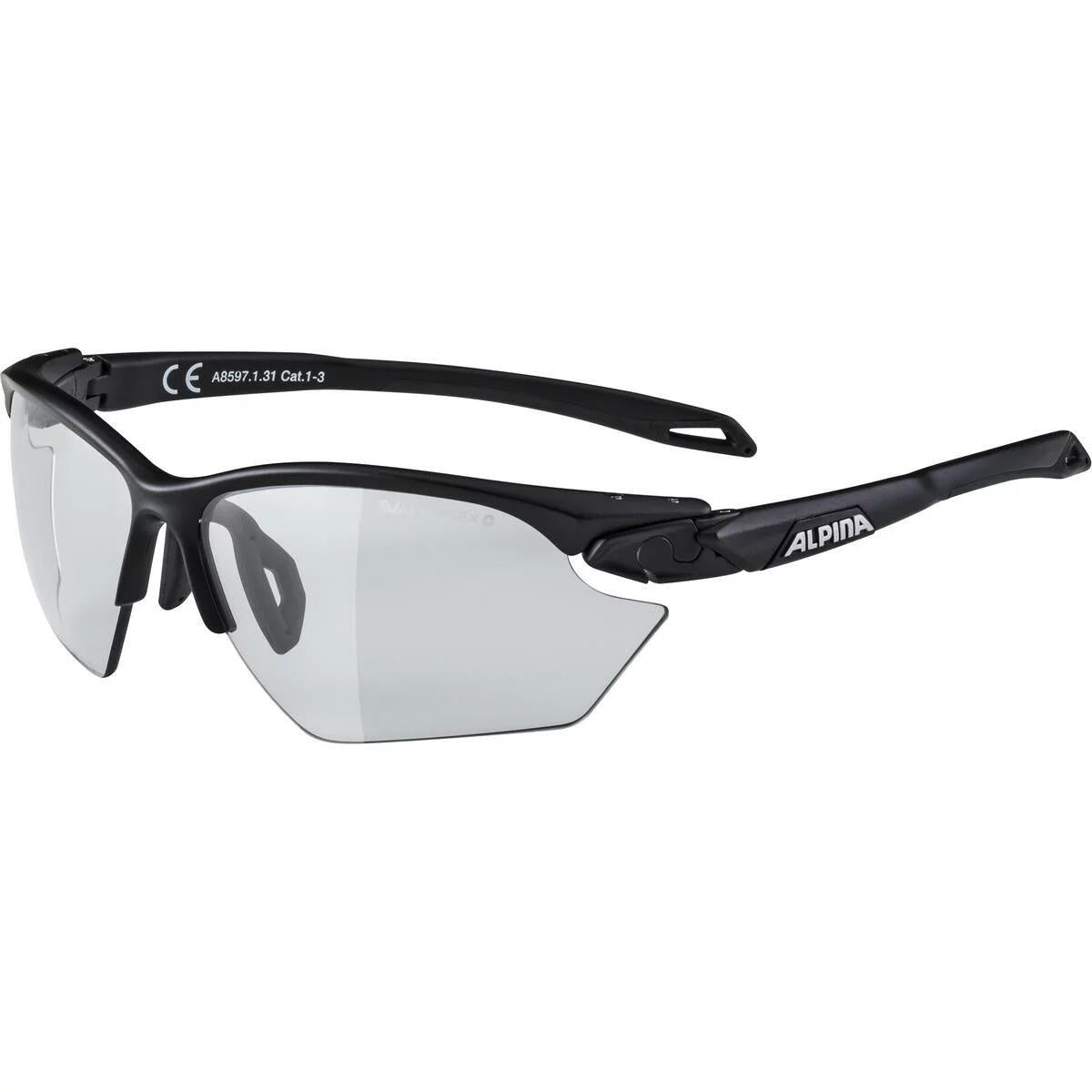 Sportbrille Twist Five S HR V - 131-black matt - Schwarz