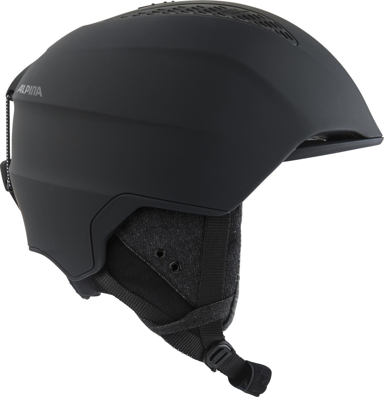 Ski Helm Grand Lava - 30-black matt - Schwarz