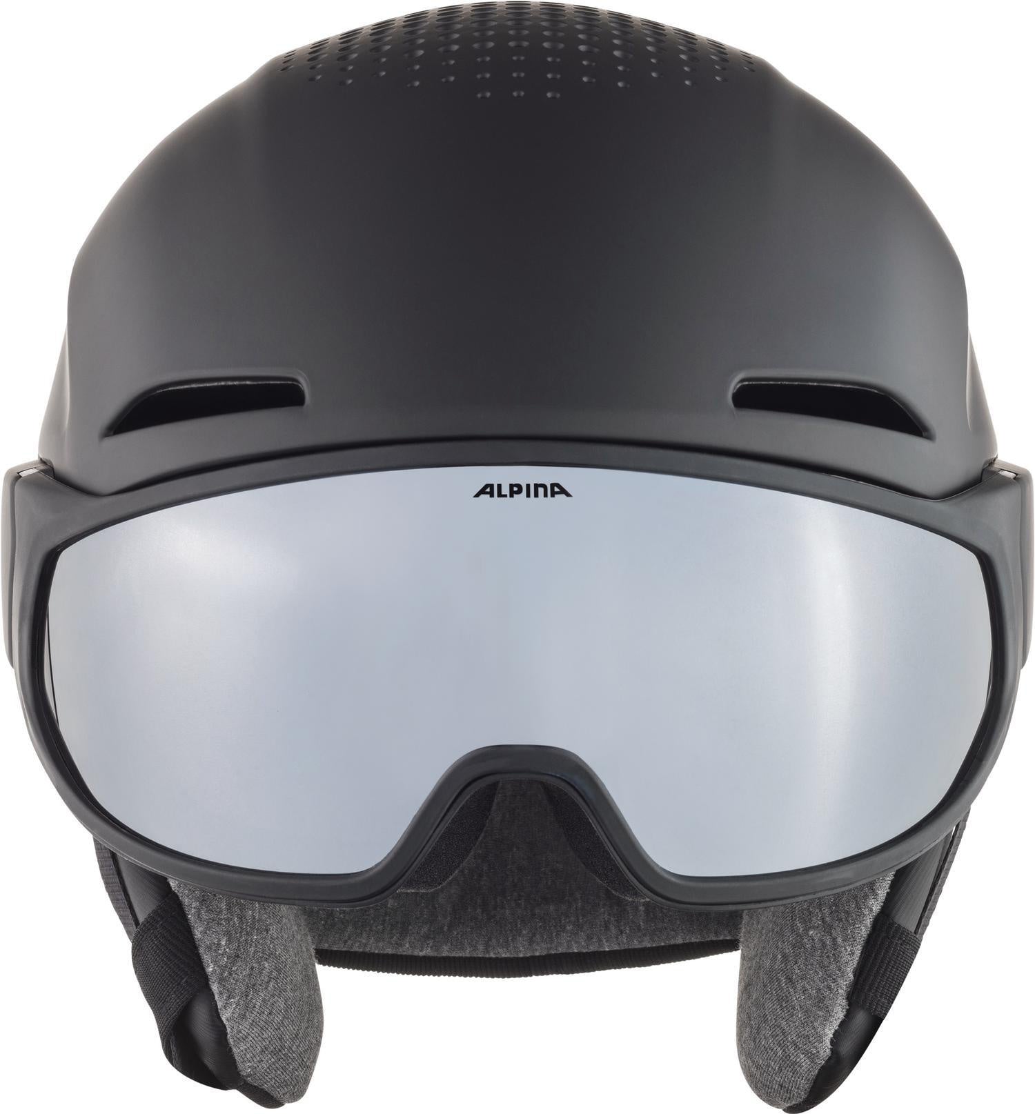 Ski Helm ALTO Q-Lite - 30-black matt - Schwarz