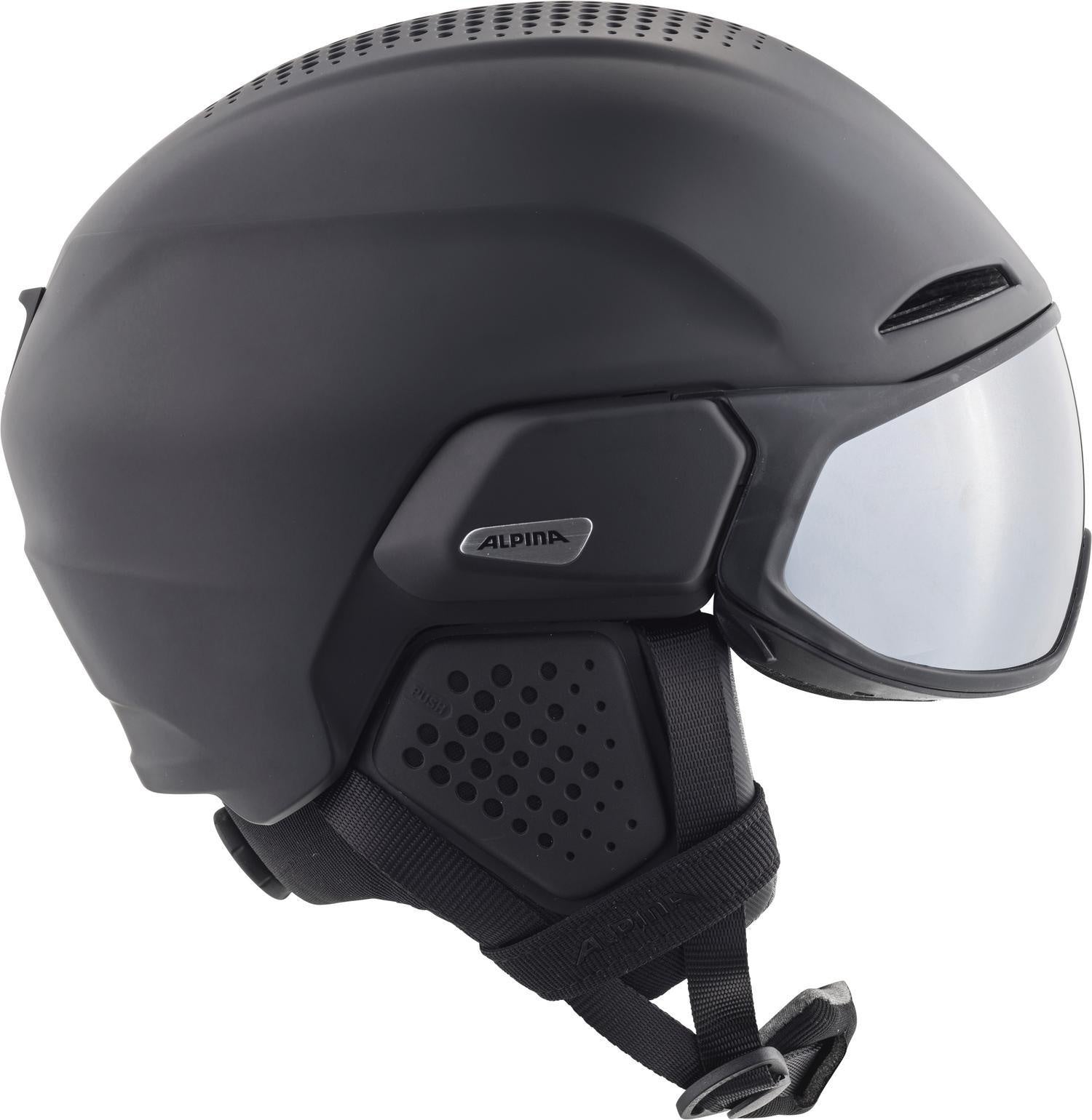 Ski Helm ALTO Q-Lite - 30-black matt - Schwarz