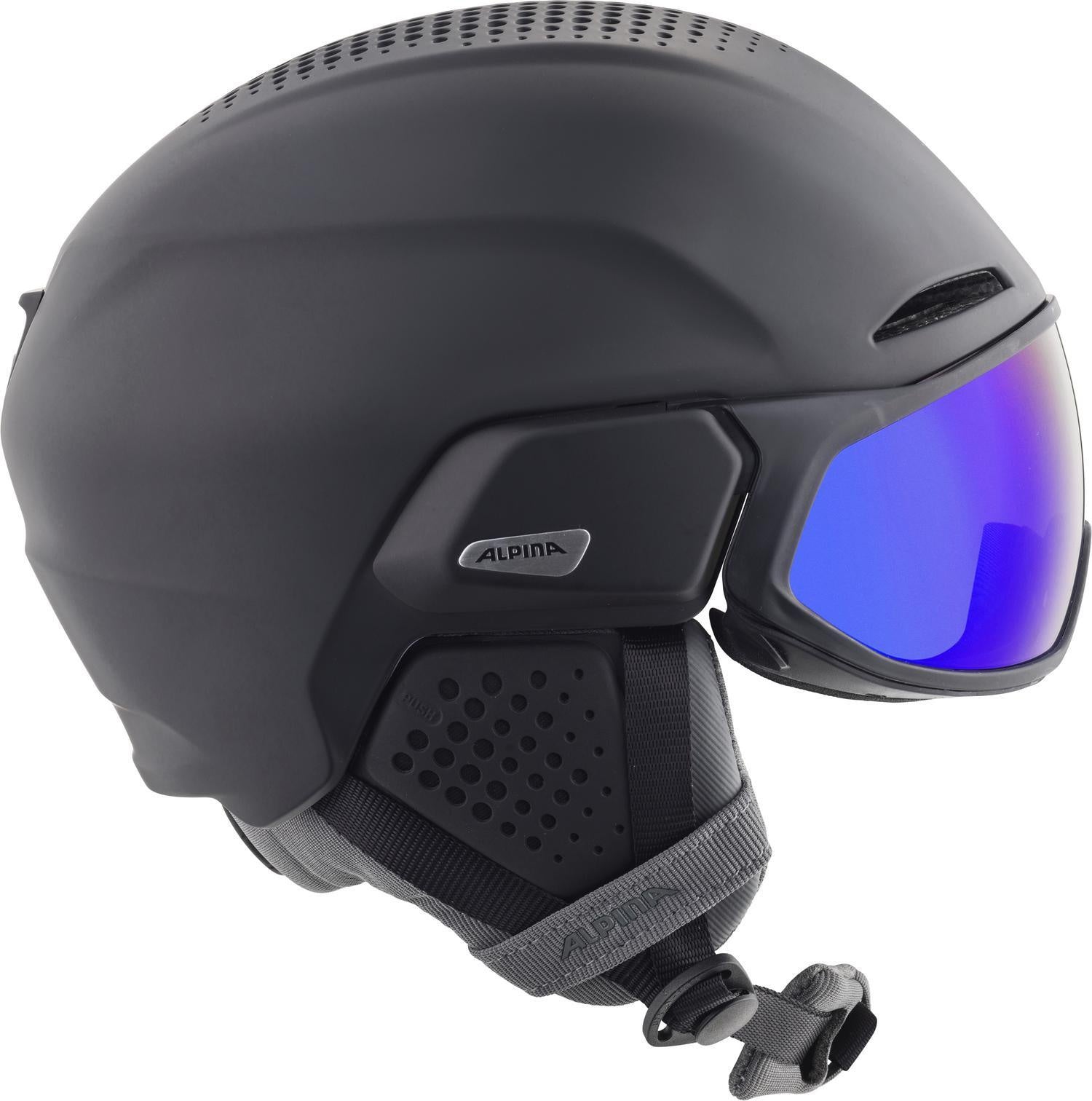 Ski Helm ALTO Q-Lite - 31-charcoal-rose matt - Schwarz