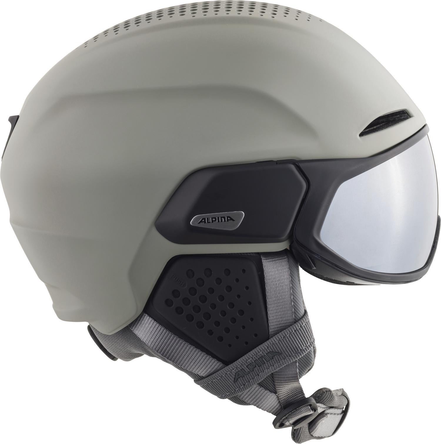 Ski Helm ALTO Q-Lite - 32-moon-grey matt - Grau