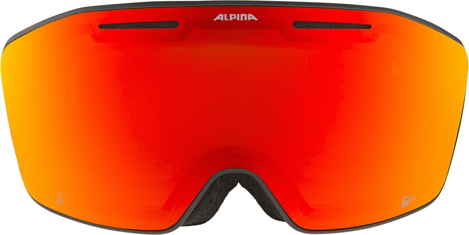 Nendaz Q-Lite Ski Brille - 832-black-yellow matt - Schwarz