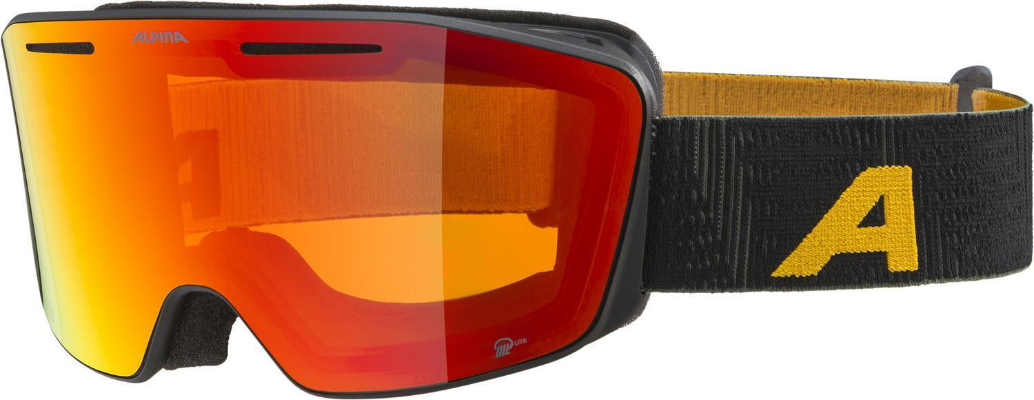 Nendaz Q-Lite Ski Brille - 832-black-yellow matt - Schwarz