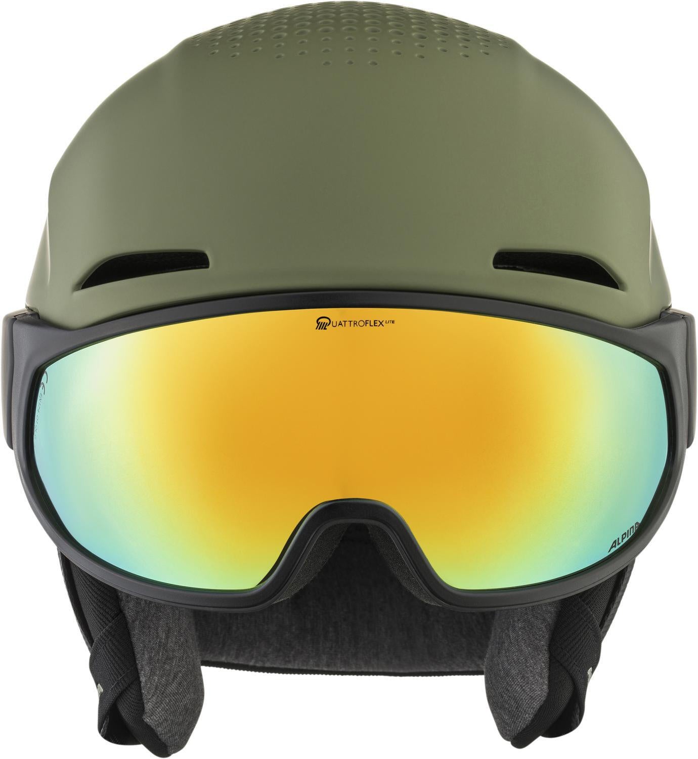 Ski Helm ALTO Q-Lite - 60-olive matt - Grün