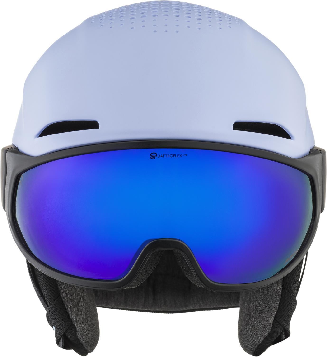 Ski Helm ALTO Q-Lite - 55-llilac-black matt - Schwarz