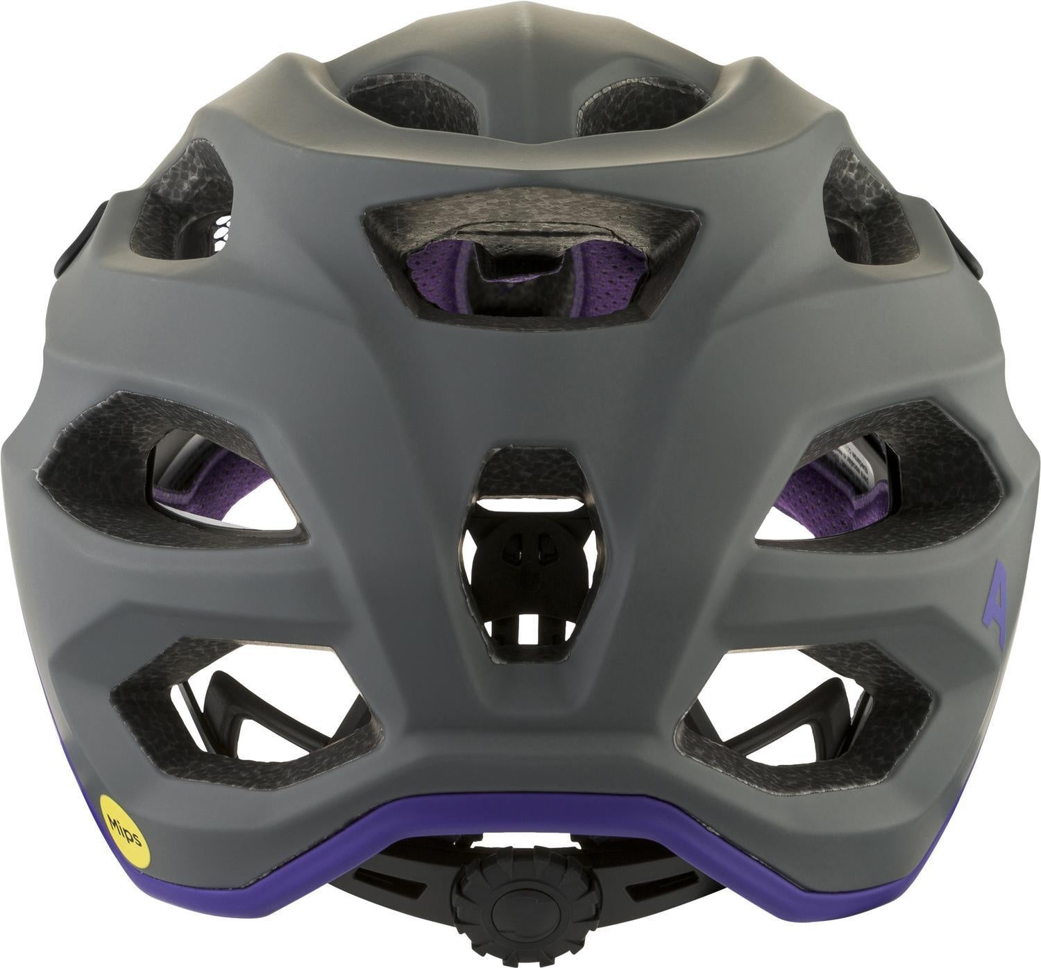 Fahrradhelm APAX MIPS - 21-midnight-grey purple matt - Grau