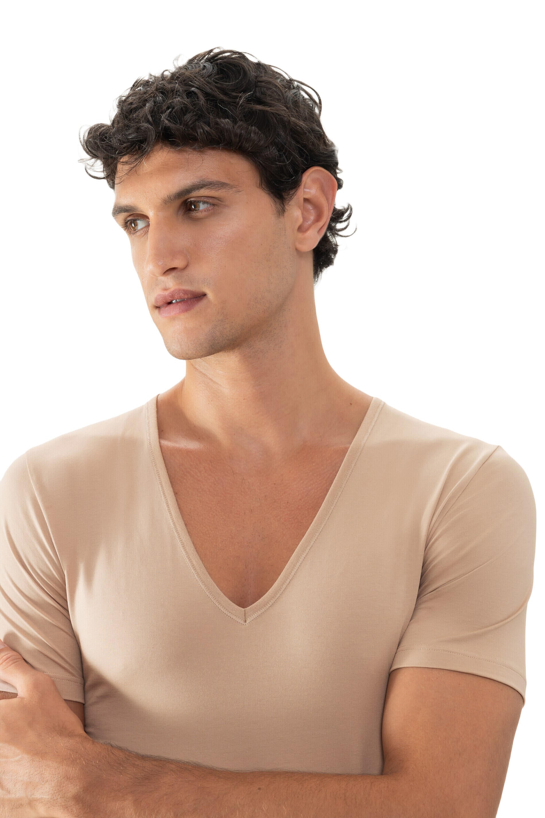 Unterhemd aus Baumwollmix - 111-light skin - Beige | Creme