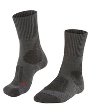 Trekking Socken TK1 Adventure - 3180 asphalt mel. - Grau