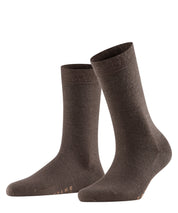 Socken aus Merinowolle-Mix - 5239 dark brown - Braun