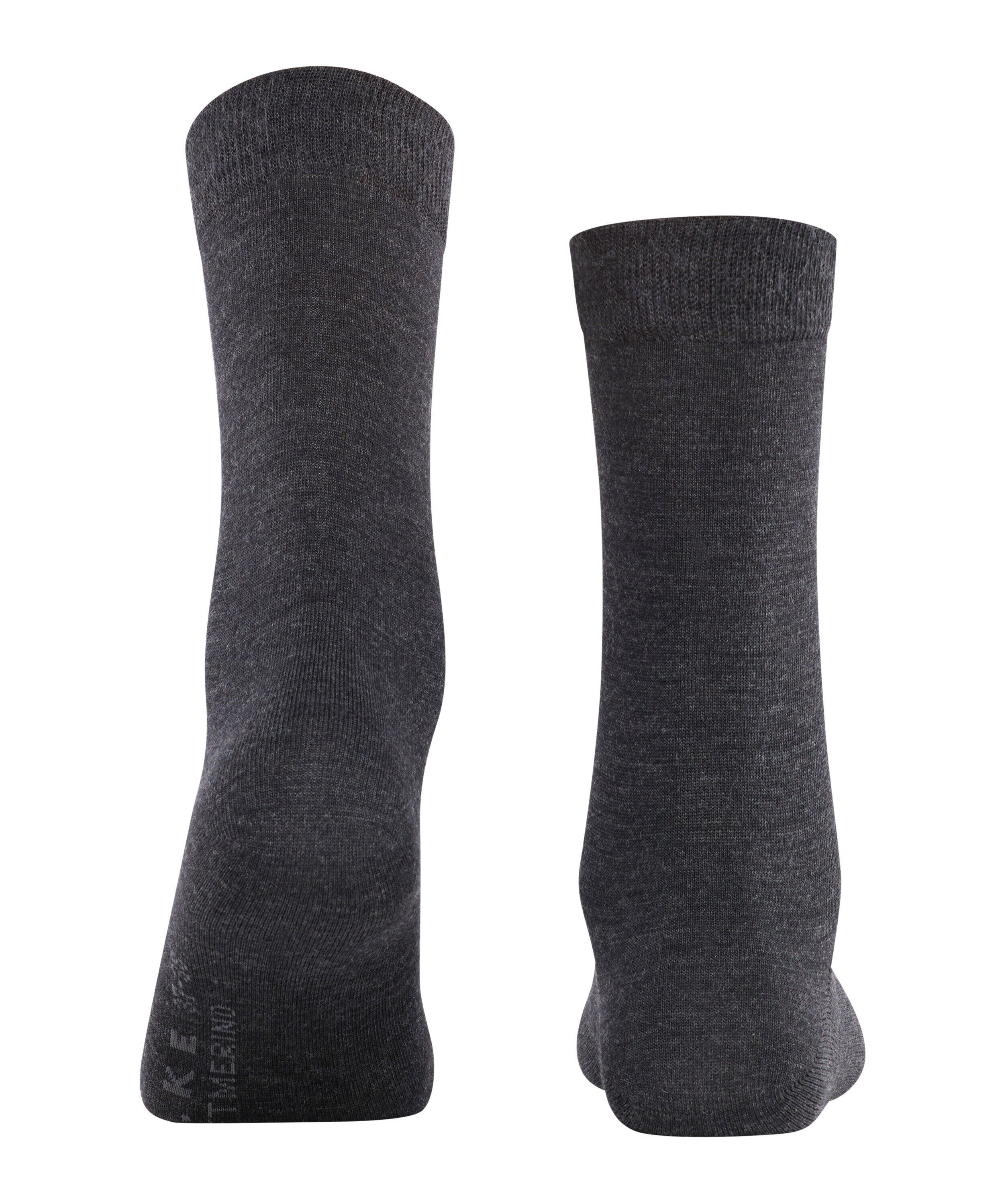 Socken aus Merinowolle-Mix - 3089 anthra.mel - Grau