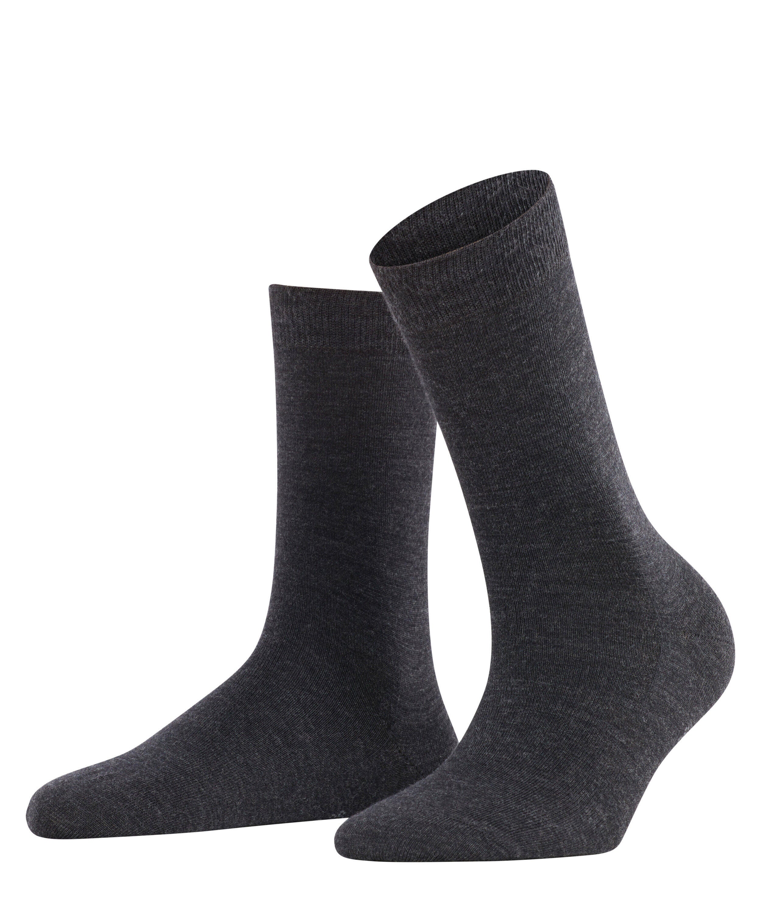 Socken aus Merinowolle-Mix - 3089 anthra.mel - Grau