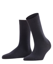 Socken aus Merinowolle-Mix - 6379 dark navy - Blau