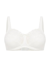 Bügelloser BH mit Spitzendetails - 048-Vanille - Creme