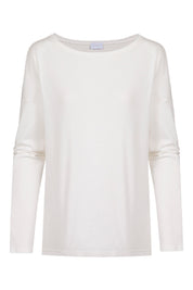 Longsleeve - 582-ecru - Weiß