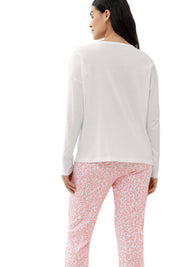 Longsleeve - 582-ecru - Weiß