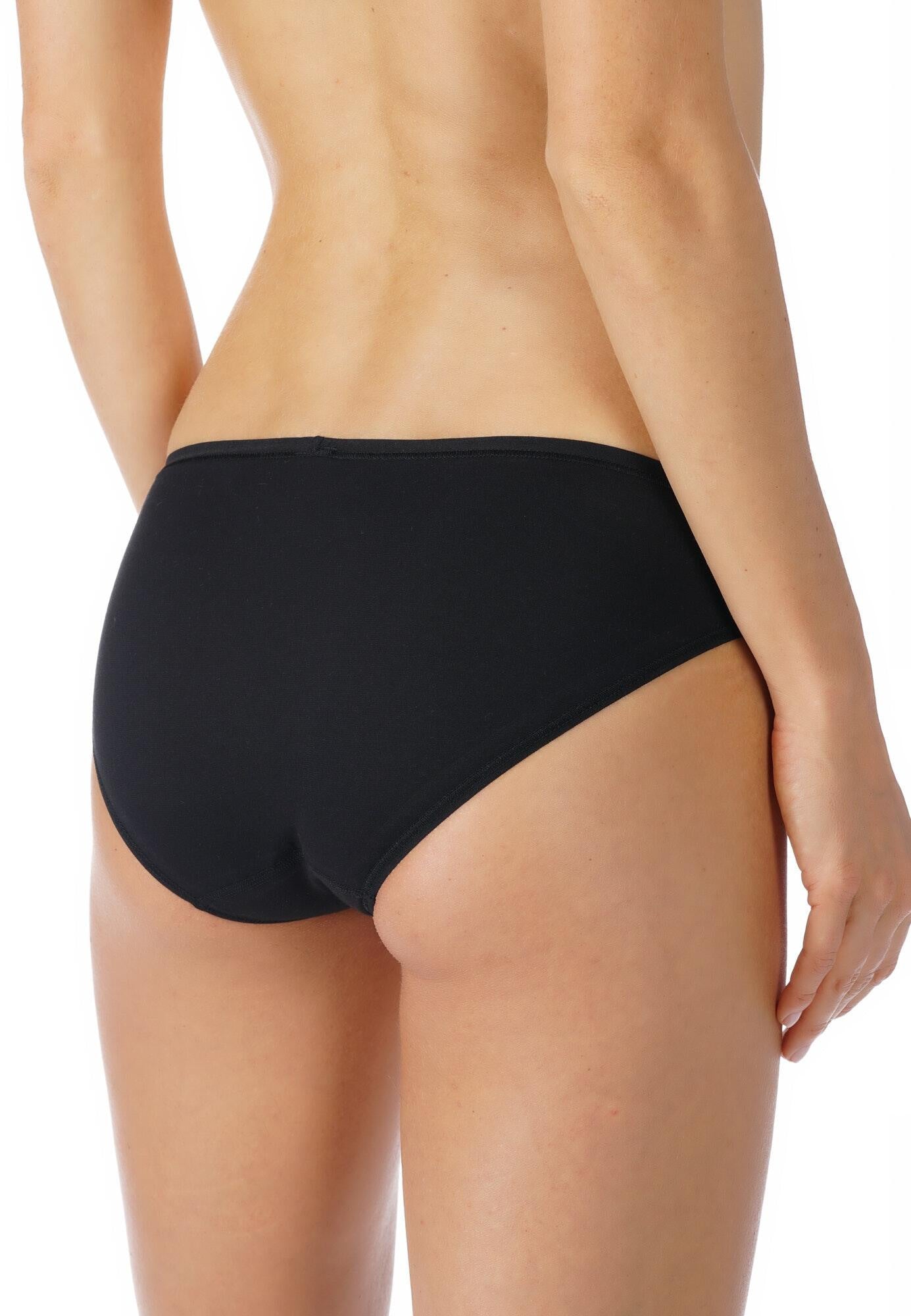 Mini-Slip Serie Superfine Organic - 3-schwarz