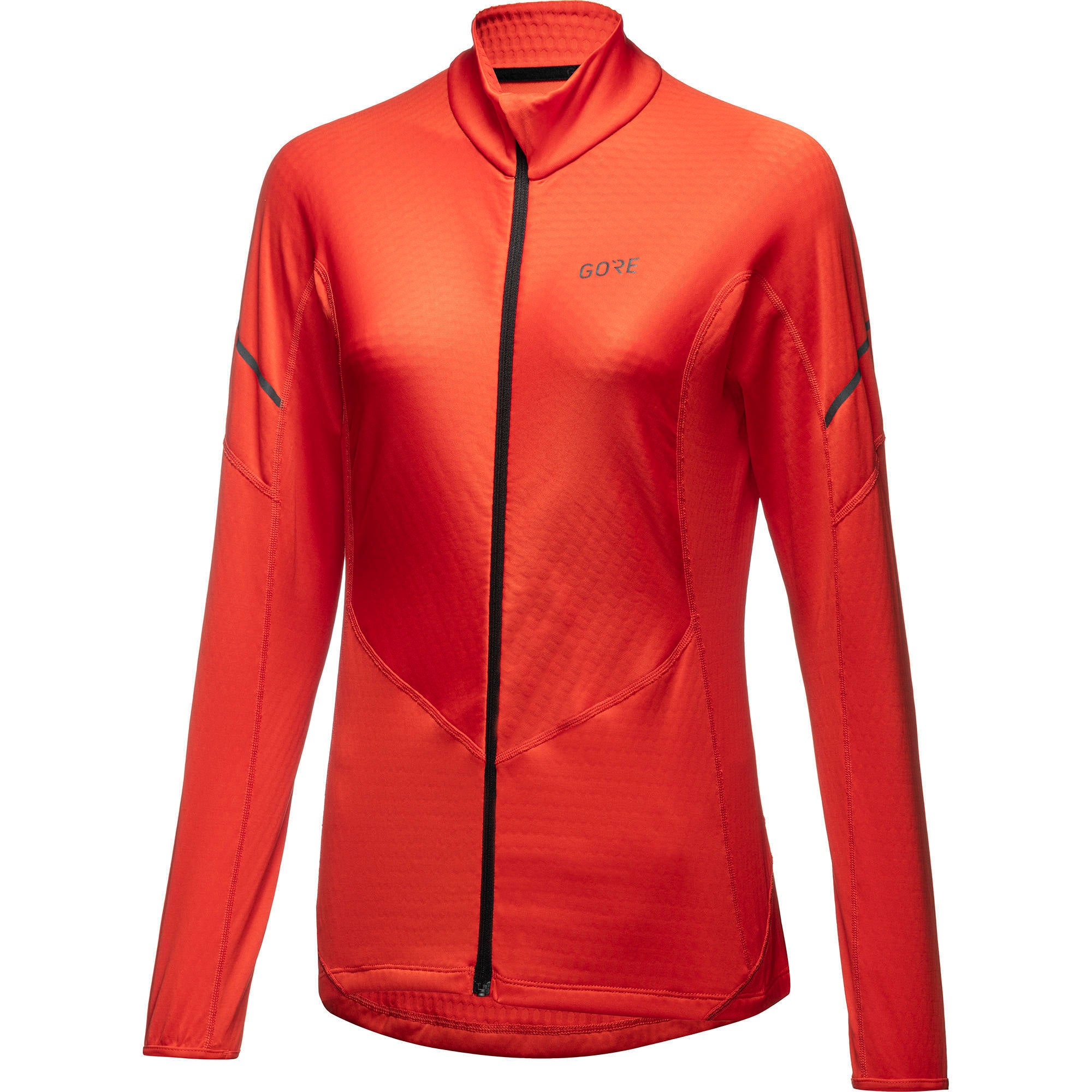 Thermo Zip Shirt Langarm - AY00-fireball - Rot