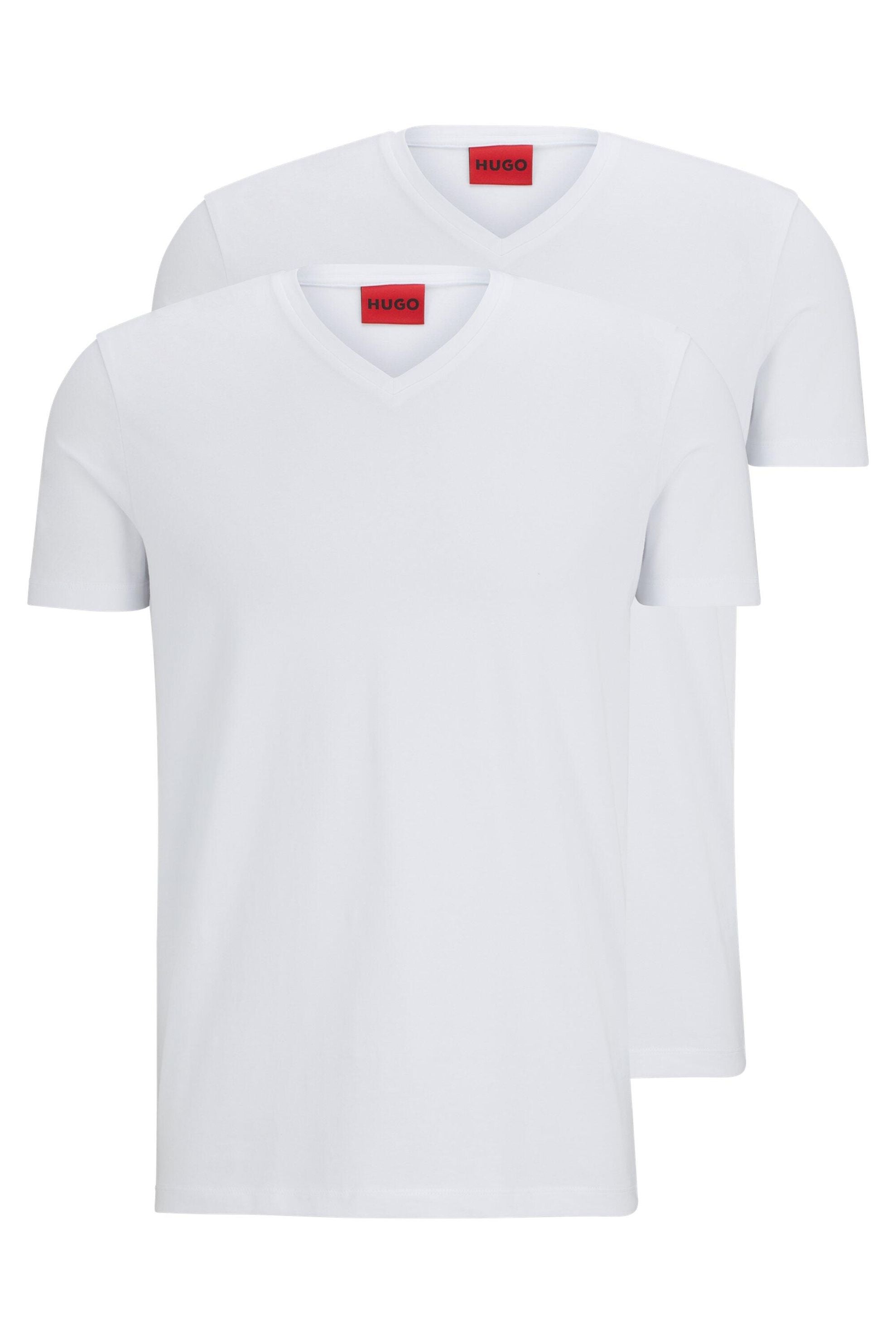 Zweier-Pack Slim-Fit T-Shirt - 100-White - Weiß