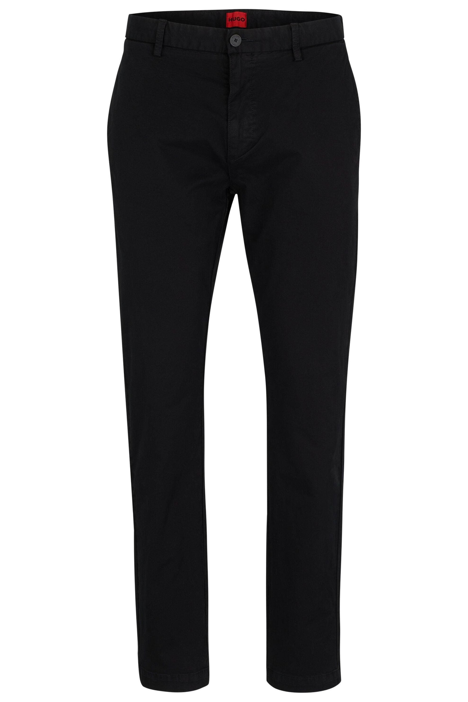 Chinohose Slim Fit - 001-Black - Schwarz