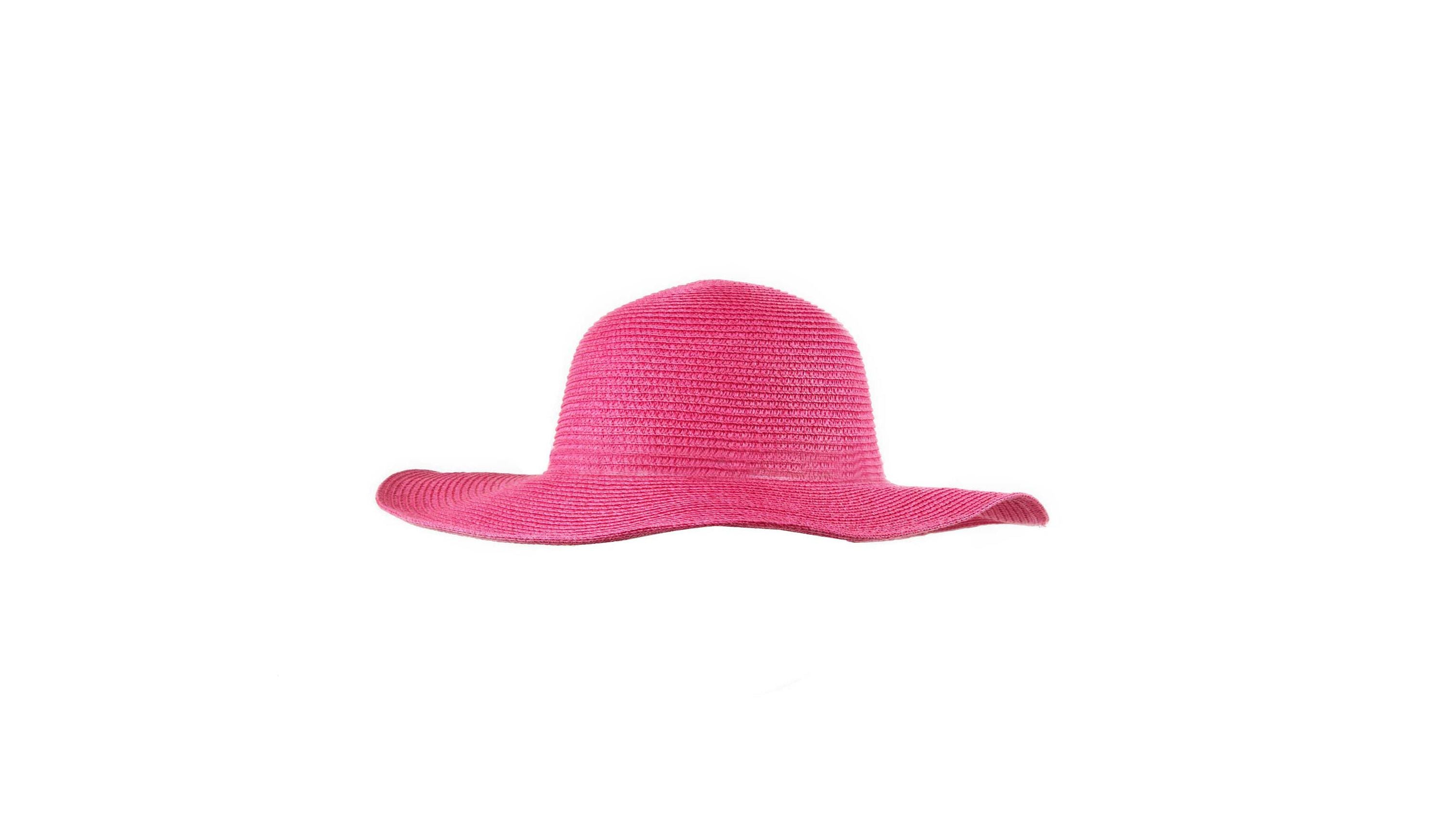 Strohhut aus Papierstroh - 850 - Pink