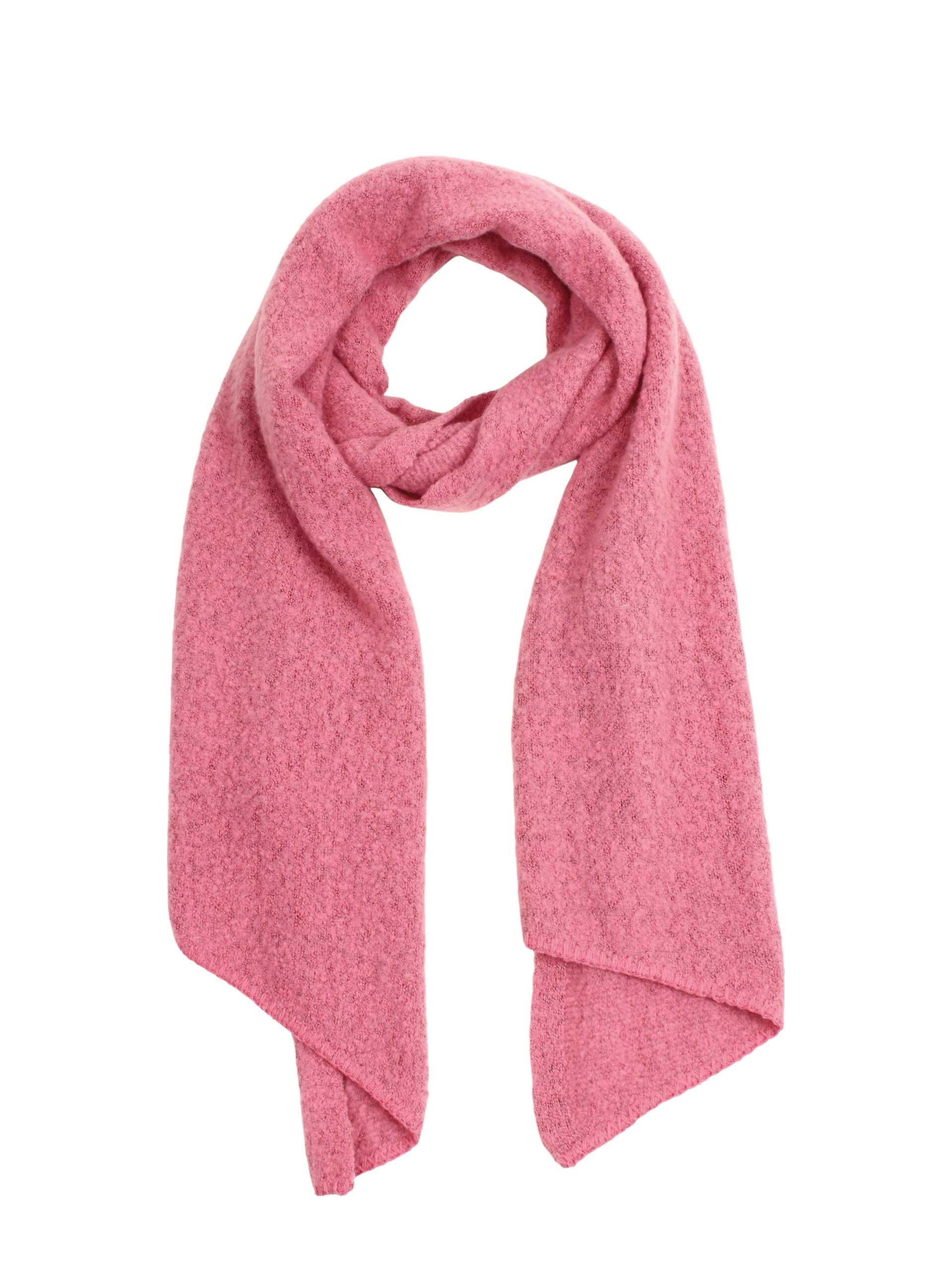 Melierter Strickschal - 881 - Pink