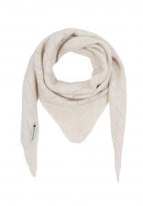 Strick-Dreiecktuch AIPUS - 250 - Creme