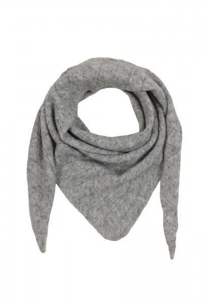 Strick-Dreiecktuch AIPUS - 150-grau Variante - Grau