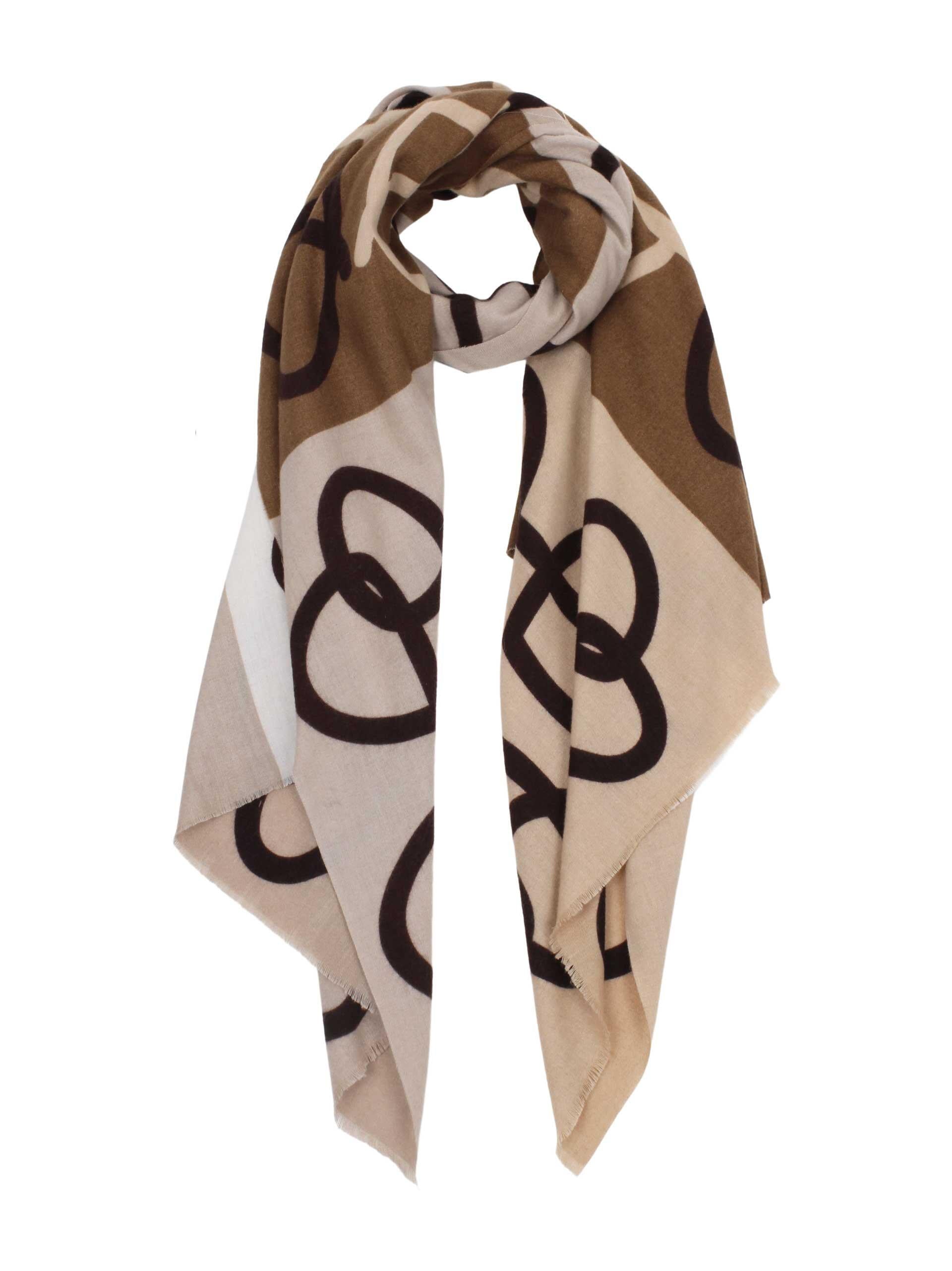 Webschal INCHI - 200-braun/beige Variante - Braun