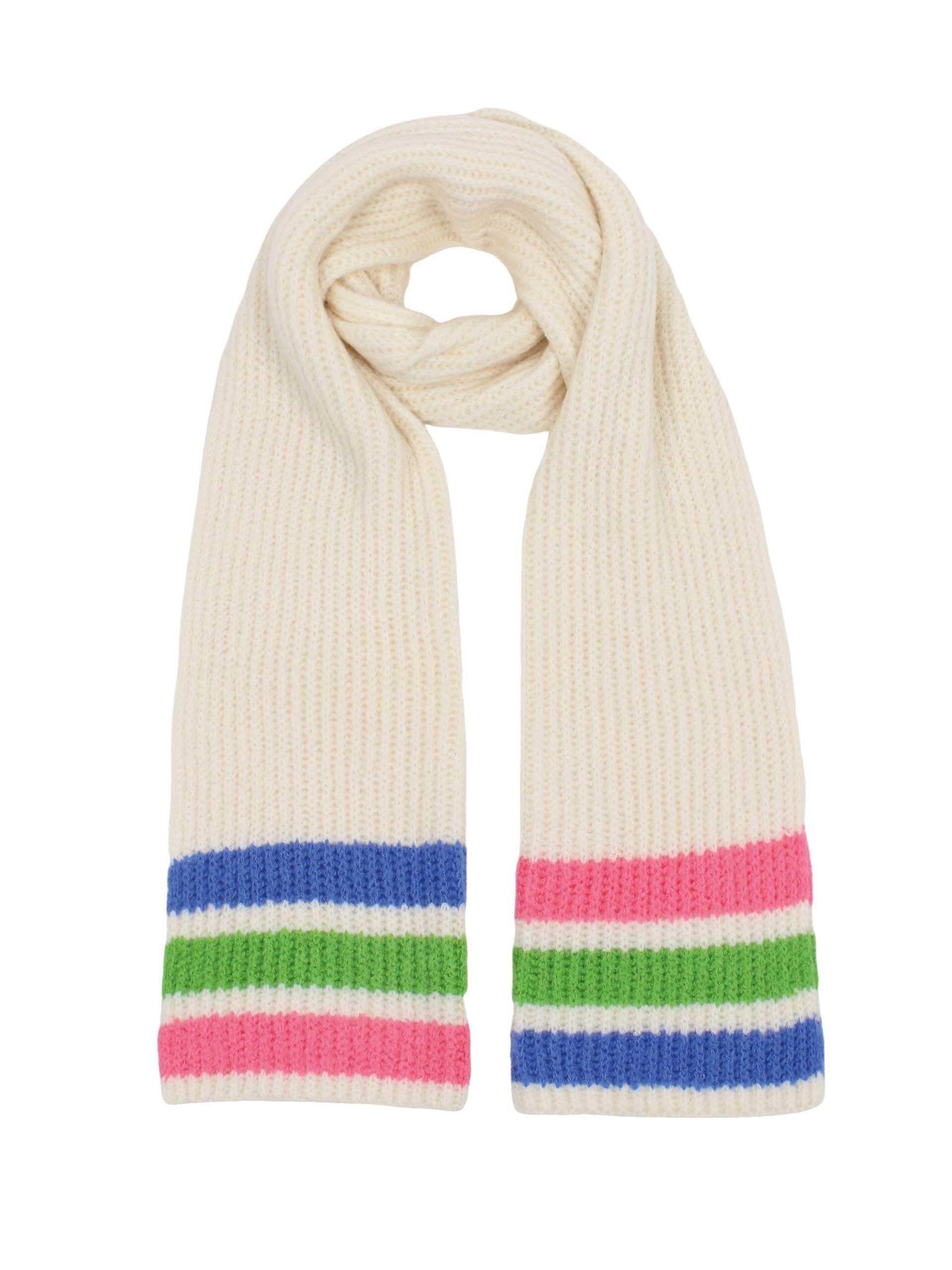 Strickschal WOLLONG - 200-braun/beige Variante - Creme