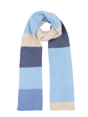 Strickschal gestreift - 300-blau Variante - Blau