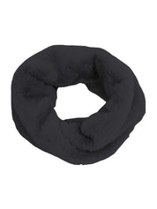 Loopschal KEPPEL in Felloptik - 101-schwarz - Schwarz