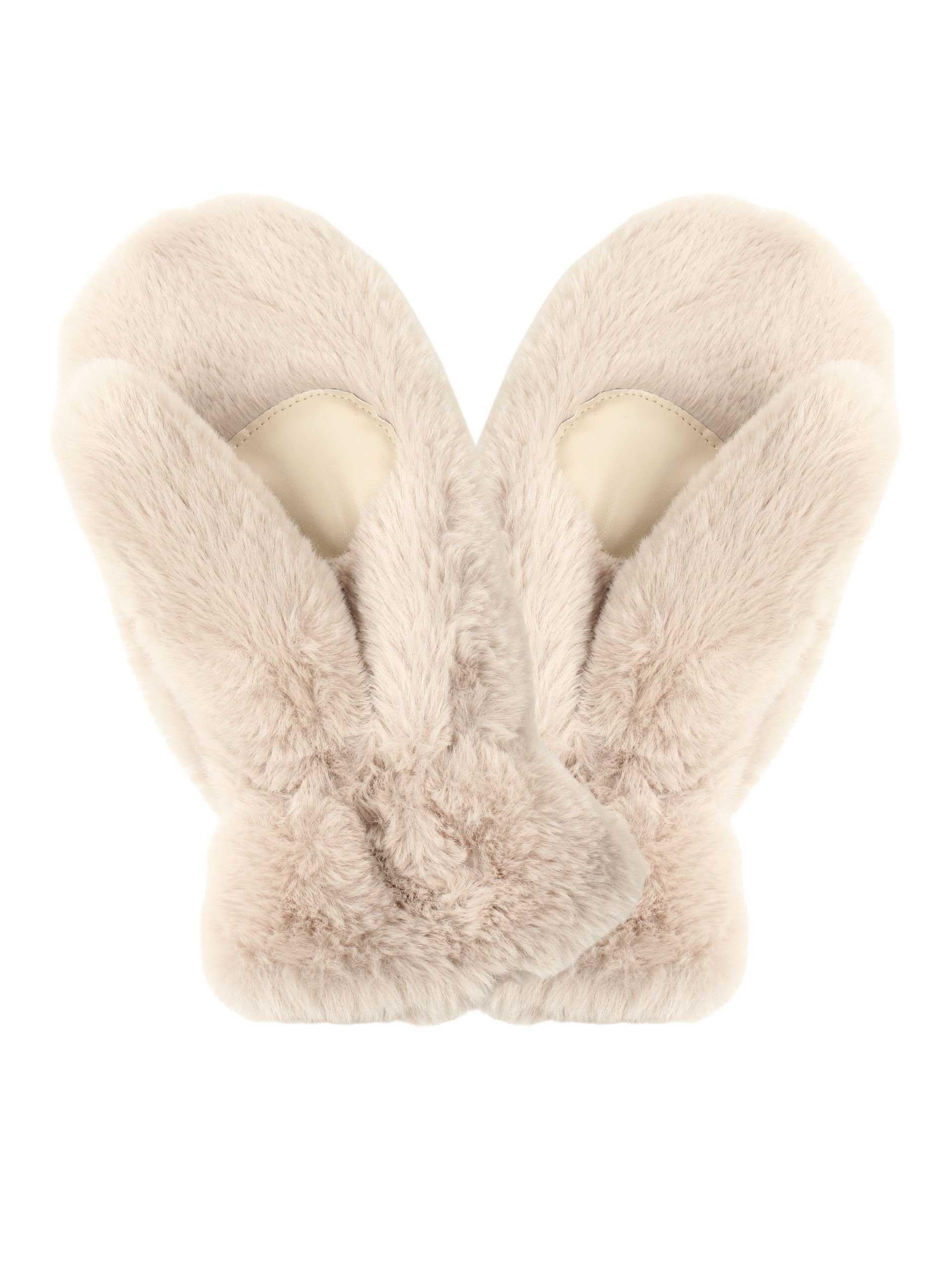 Fäustlinge KEPPEL in Felloptik - 191-natur - Beige