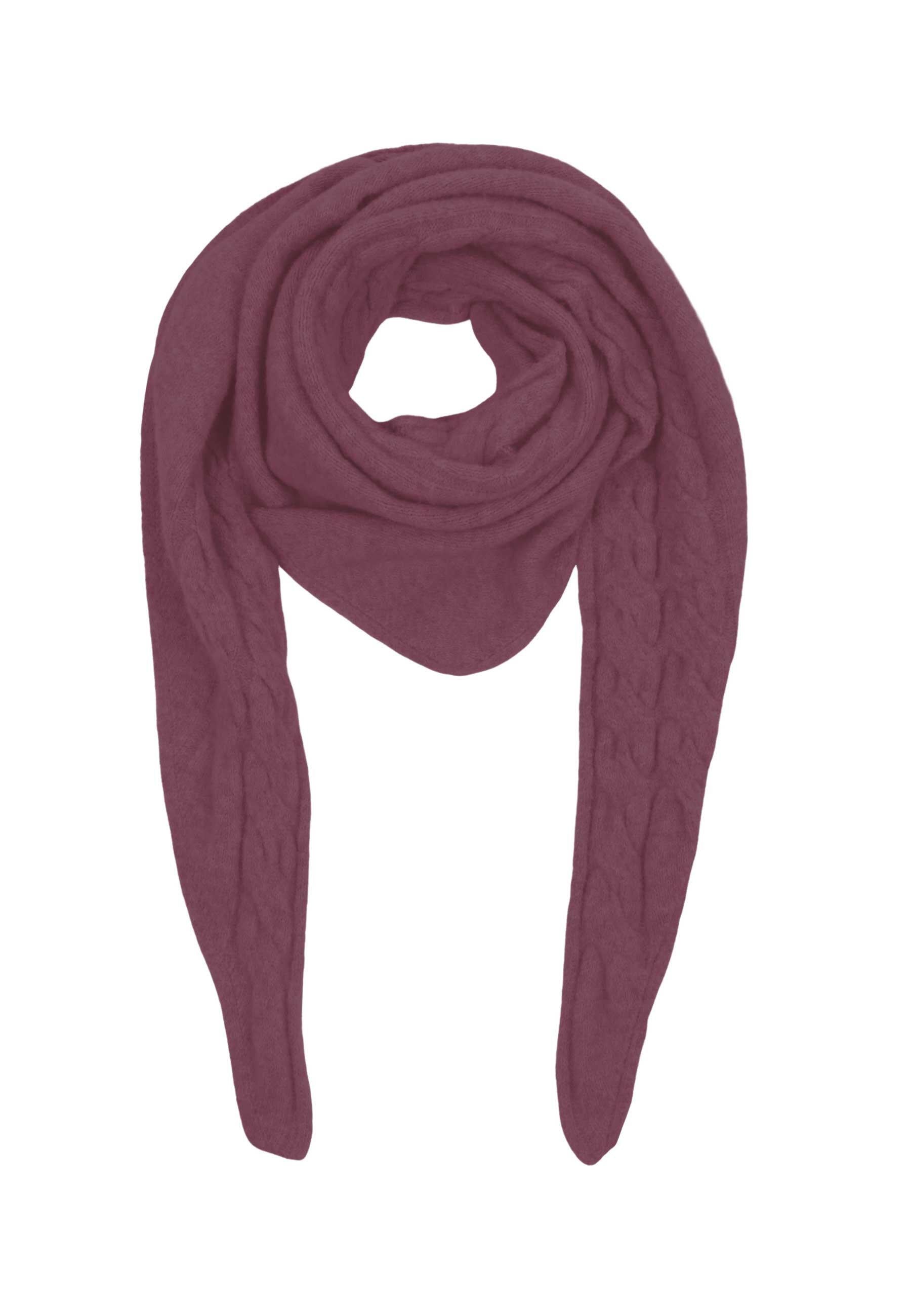Strick-Schal HAISTA - 550-rot variante - Rot