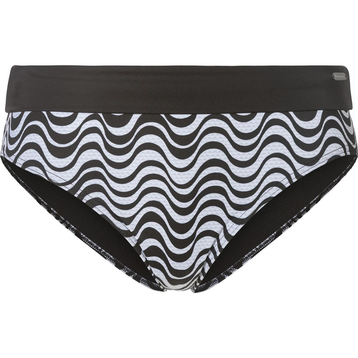 Bikinihose MALOU II - 104-WAVES - Schwarz | Weiß