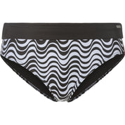 Bikinihose MALOU II - 104-WAVES - Schwarz | Weiß