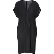 Tunika TUULIA aus Viskose - 100-BLACK - Schwarz