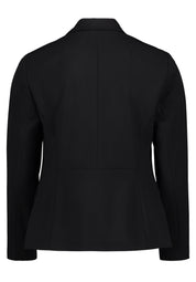 Taillierter Blazer mit Pattentaschen - 9045-Black - Schwarz