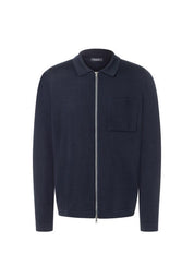 Strickjacke aus Merinowolle - 399 - Blau