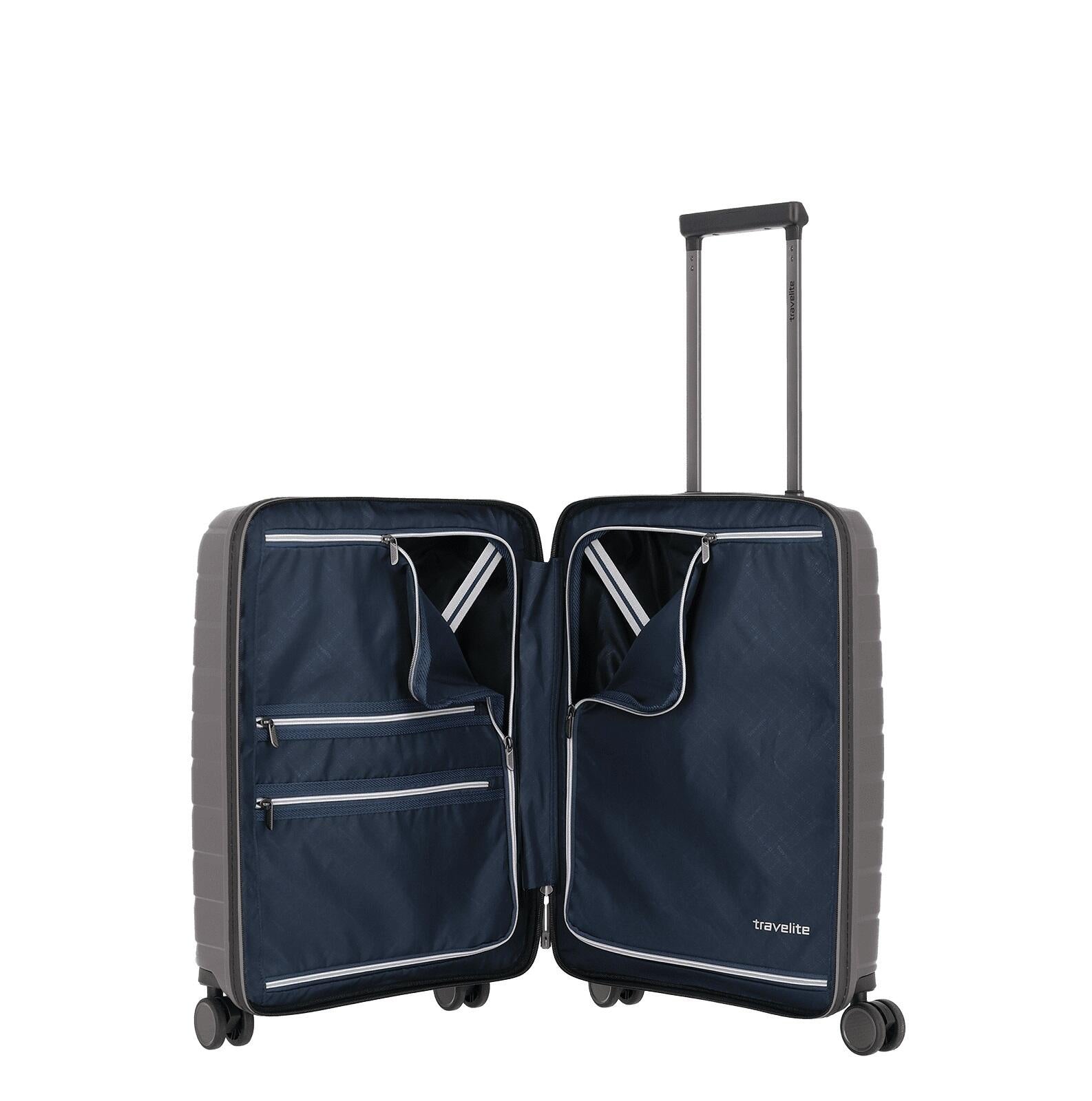 Reisekoffer Trolley AIR BASE S+ - 04-Anthrazit - Grau