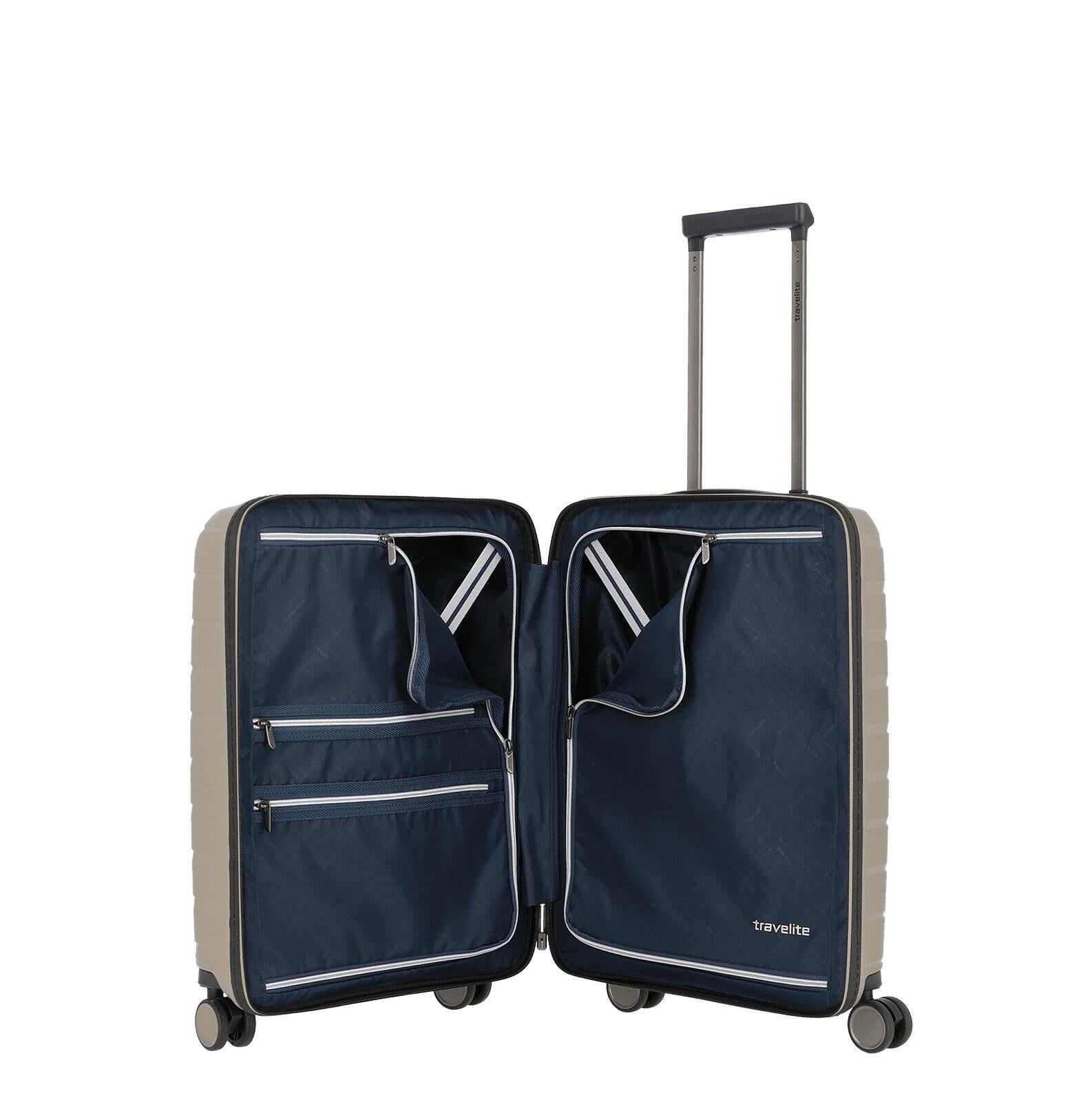 Reisekoffer Trolley AIR BASE S+ - 40-Champagner - Gold