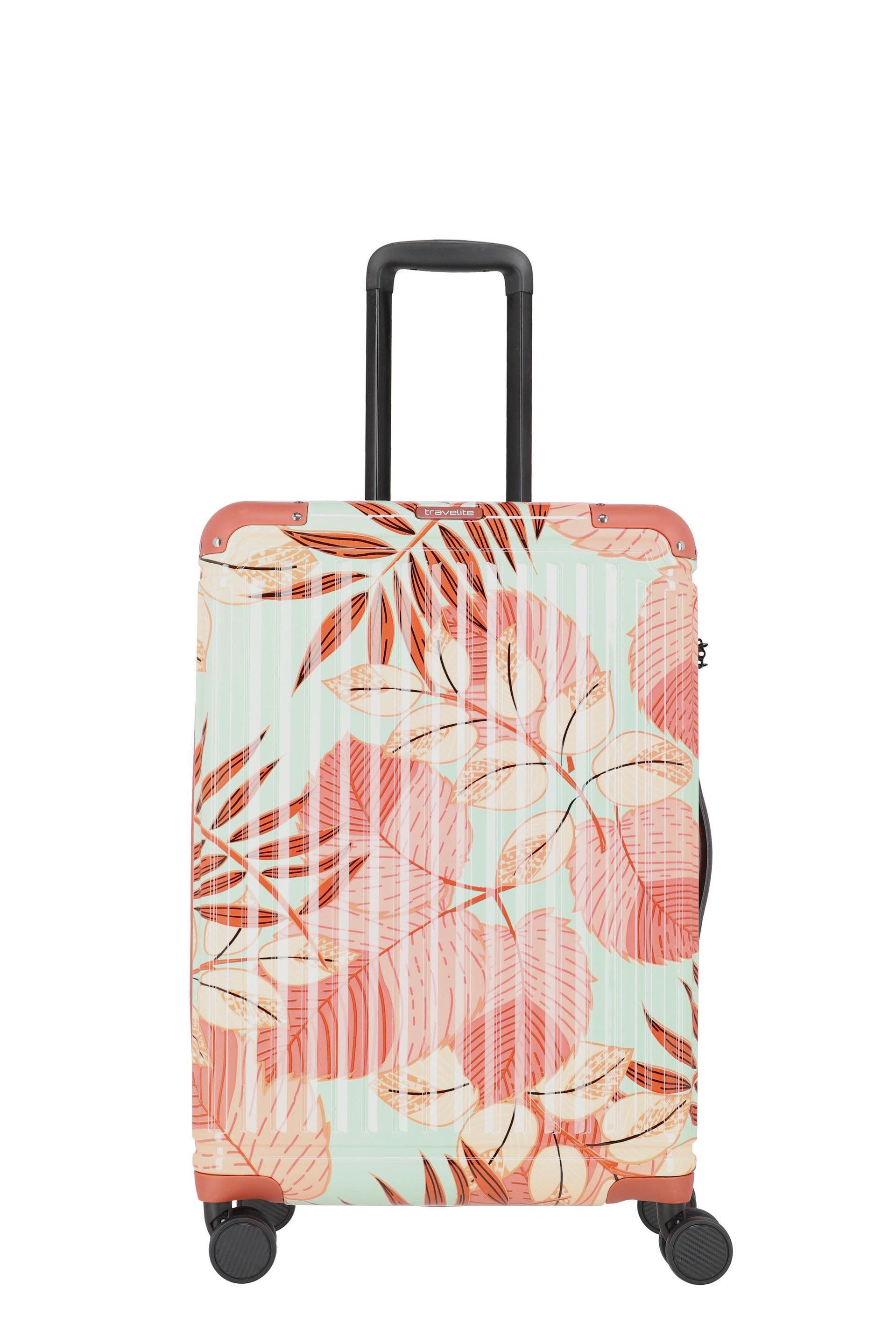 Trolley Reisekoffer CRUISE M - 81-Flower Print - Rosa