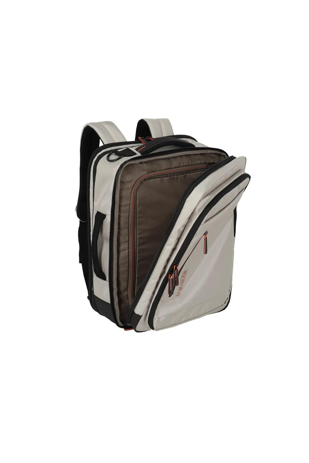 2-in-1 Bordtasche Crosslite 5.0 - 40-Natur - Grau