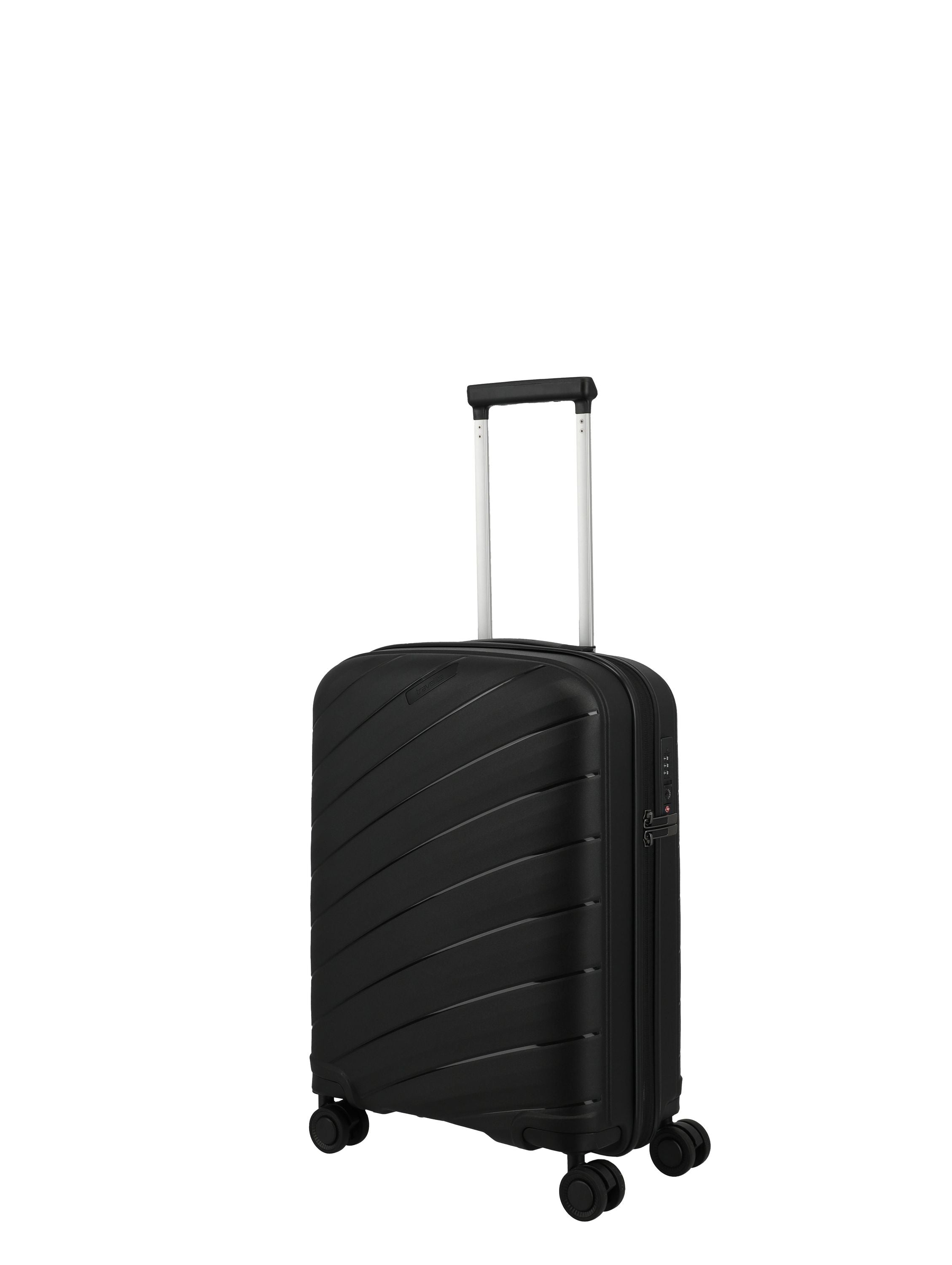 Reisekoffer Trolley BURANO S - 01-Black - Schwarz