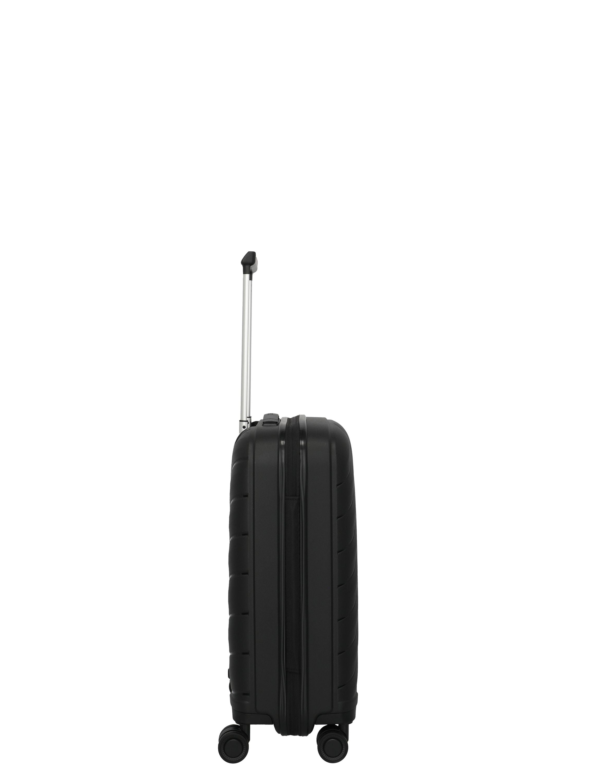 Reisekoffer Trolley BURANO S - 01-Black - Schwarz