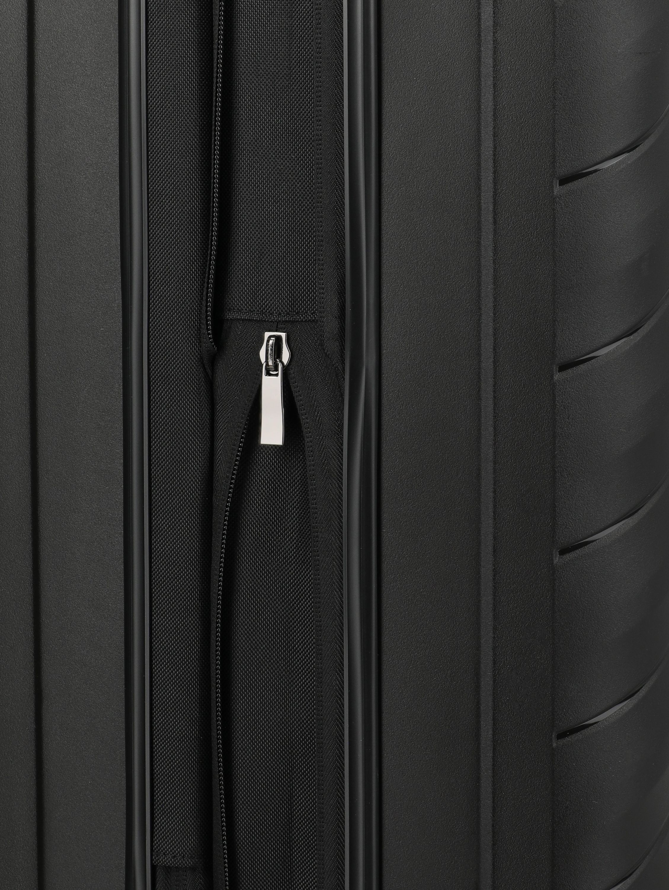 Reisekoffer Trolley BURANO M - 01-Black - Schwarz