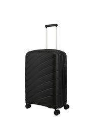Reisekoffer Trolley BURANO M - 01-Black - Schwarz